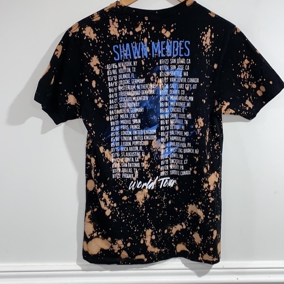 Shawn Mendes shirt world tour tee 2014 tie dye unique handmade small unisex - Picture 5 of 5